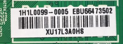 MAIN PARA TV LG / NUMERO DE PARTE EBU66473502 / EAX69487906 / 1H1L0099-0005 / XU17L3A0HS / PANEL NC430TQG-AAKH1 / MODELO 43UP8000PUR.BUSYLJM  / DISPLAY LC430DQC (SP)(A1) / 43UP8000PUR - Imagen 2